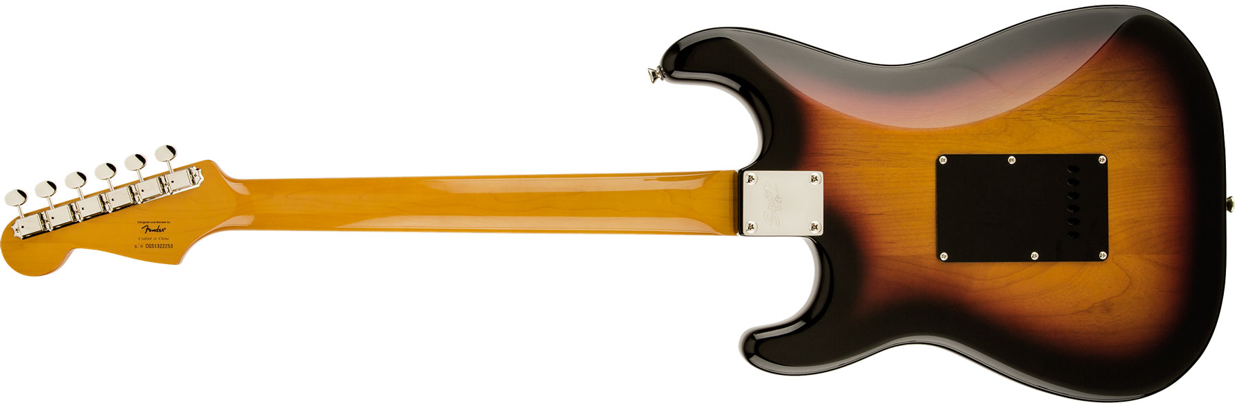 Squier Strat Classic Vibe '60s Lh Gaucher Sss Lau - 3-color Sunburst - Linkshandige elektrische gitaar - Variation 3