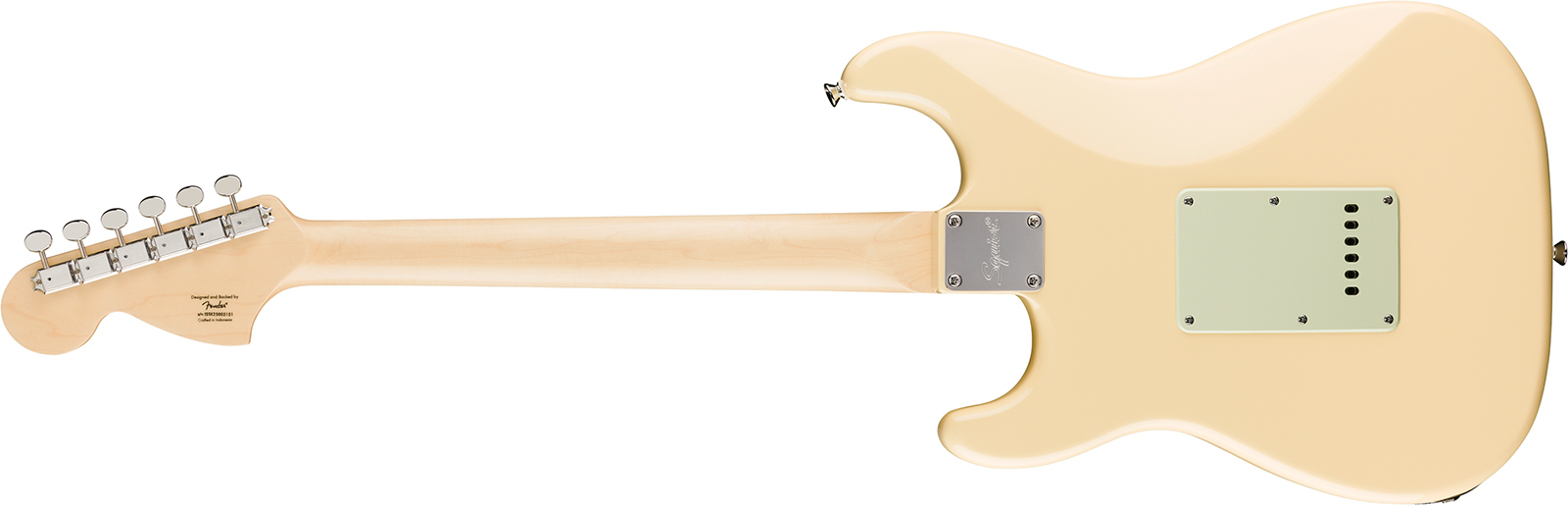 Squier Strat Deluxe Paranormal Hs Trem Lau - Vintage White - Elektrische gitaar in Strat vorm - Variation 1