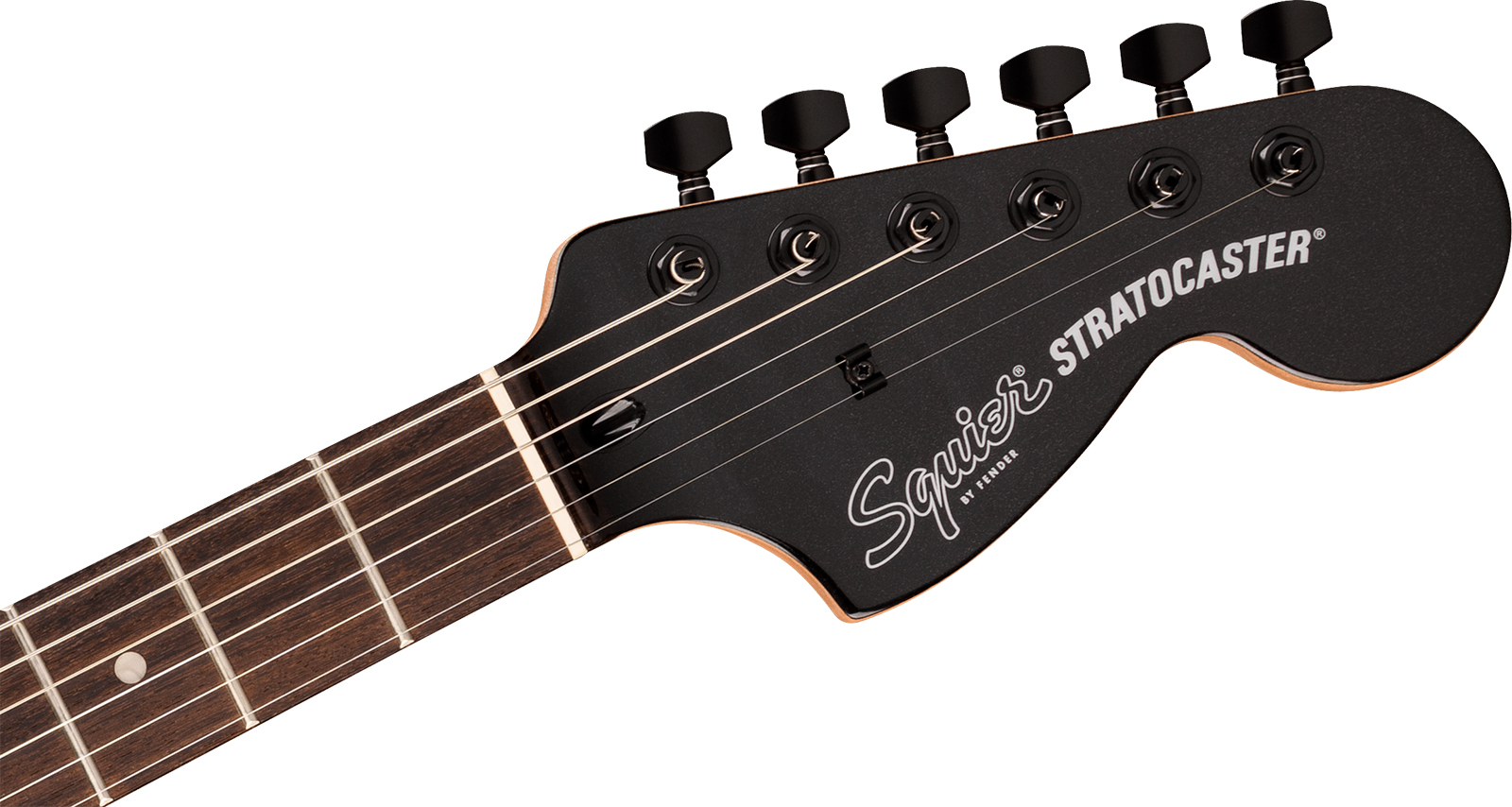 Squier Strat Hh Affinity 2h  Trem Lau - Metallic Black - Elektrische gitaar in Strat vorm - Variation 3