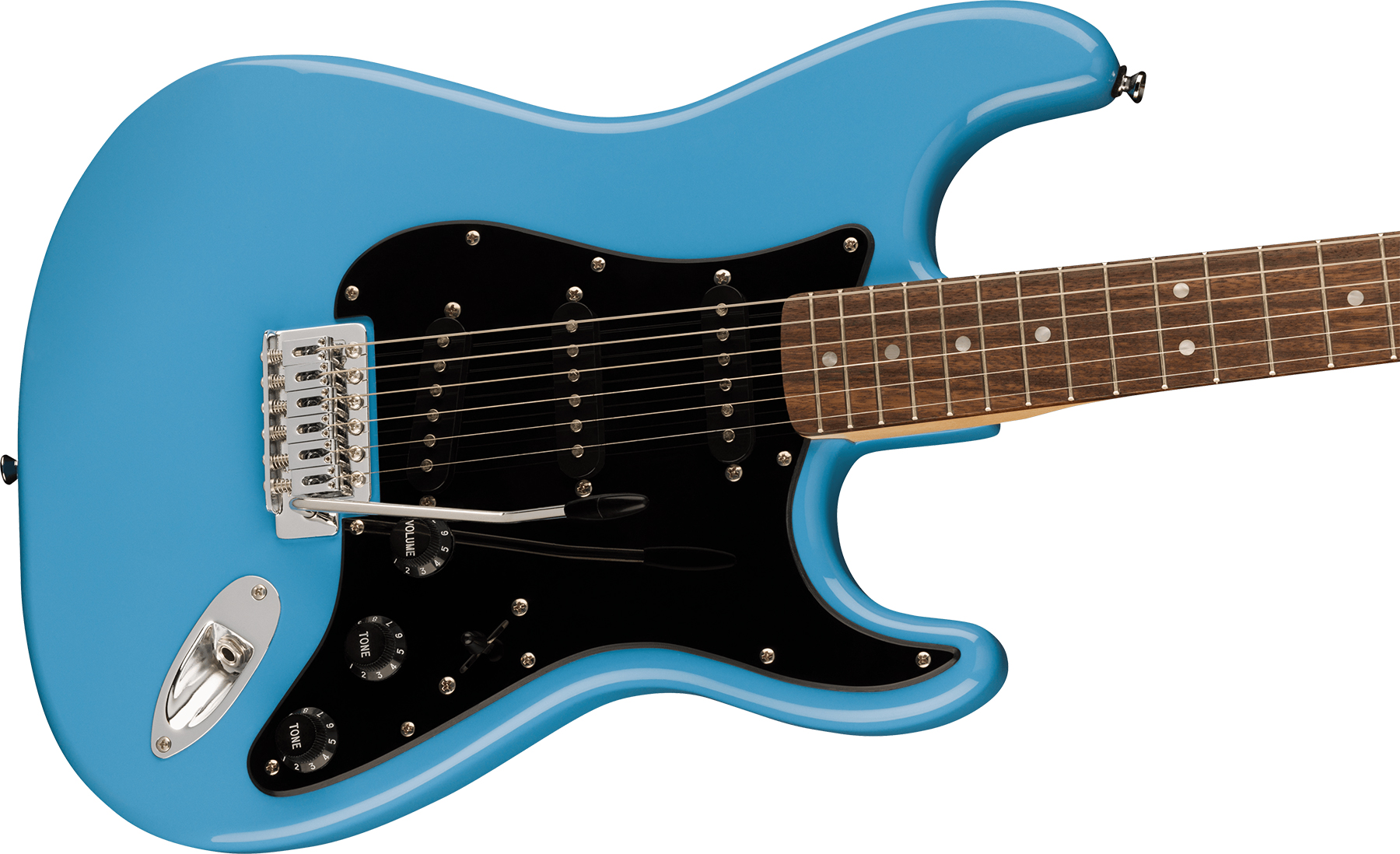 Squier Strat Sonic 3s Trem Lau - California Blue - Elektrische gitaar in Str-vorm - Variation 2