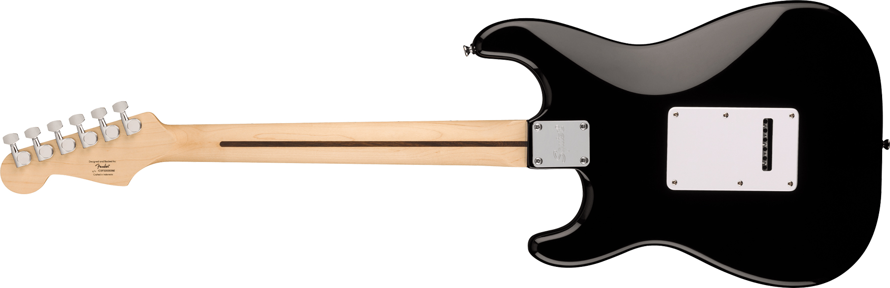 Squier Strat Sonic 3s Trem Mn - Black - Elektrische gitaar in Str-vorm - Variation 1
