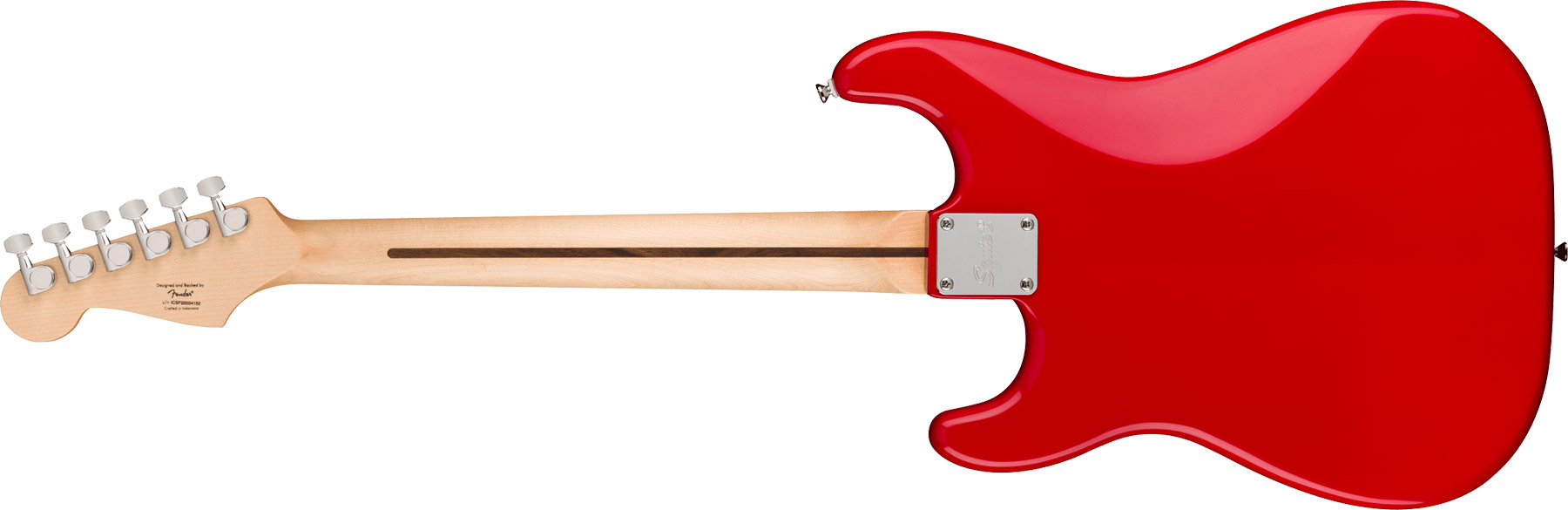 Squier Strat Sonic Hardtail 3s Ht Lau - Torino Red - Elektrische gitaar in Str-vorm - Variation 1