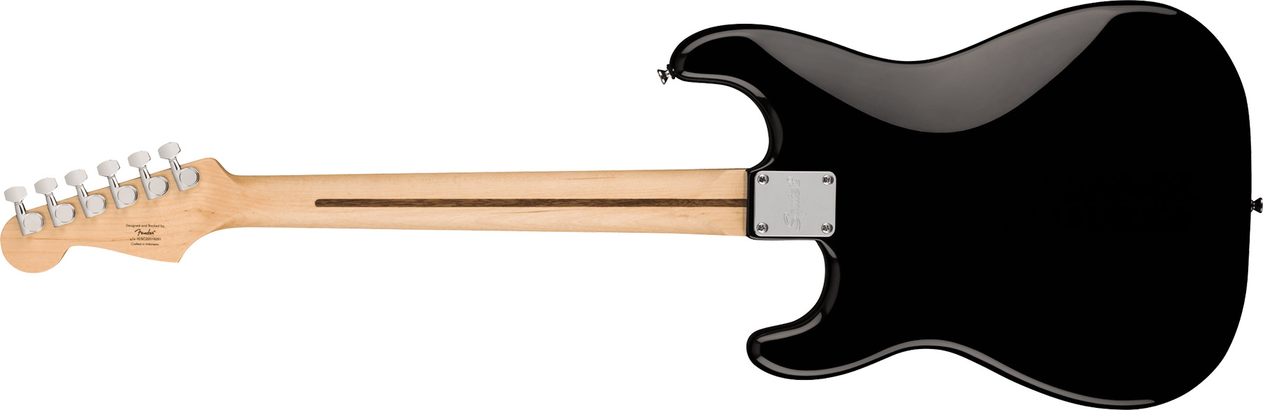 Squier Strat Sonic Hardtail H Ht Lau - Black - Elektrische gitaar in Str-vorm - Variation 1