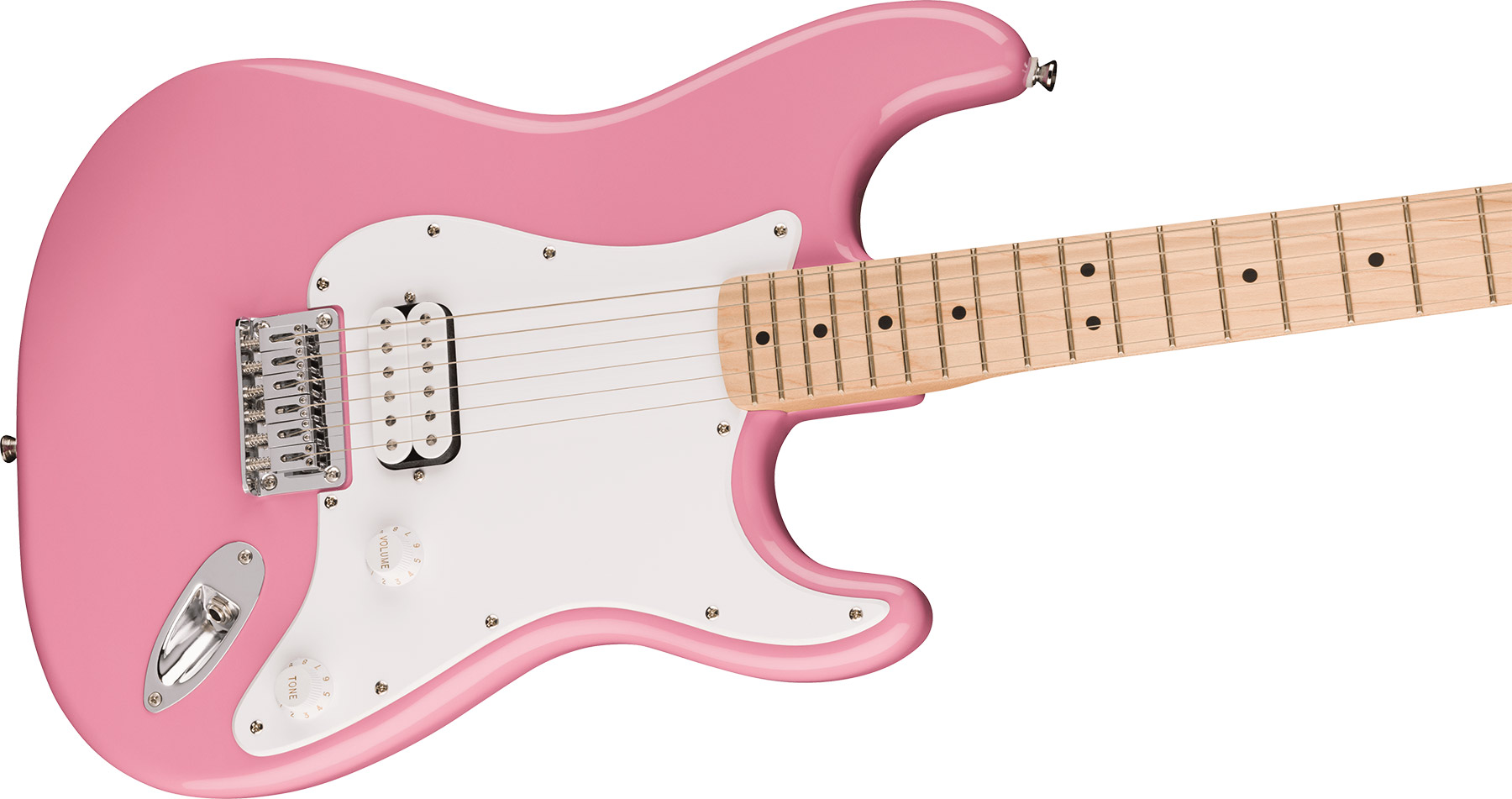 Squier Strat Sonic Hardtail H Ht Mn - Flash Pink - Elektrische gitaar in Str-vorm - Variation 2