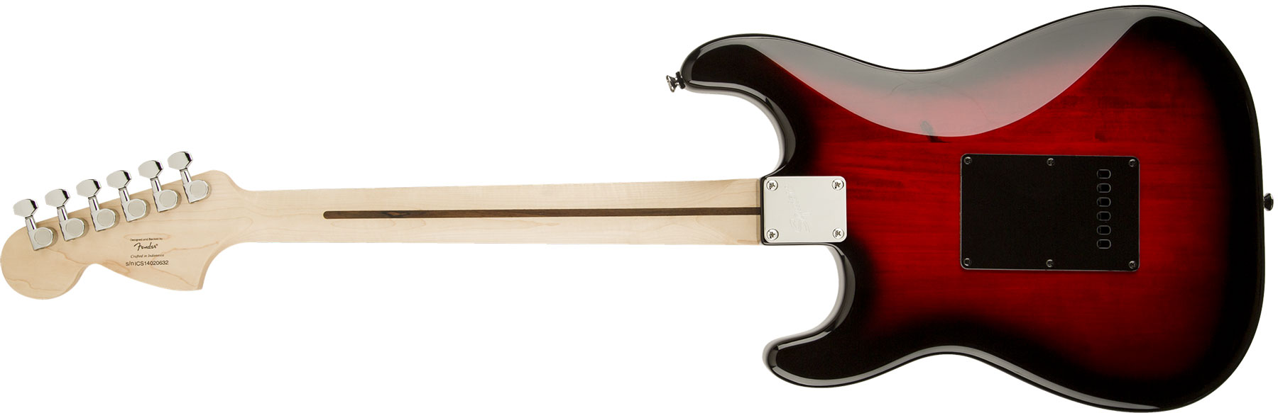 Squier Strat Standard Sss Lau - Antique Burst - Elektrische gitaar in Str-vorm - Variation 1