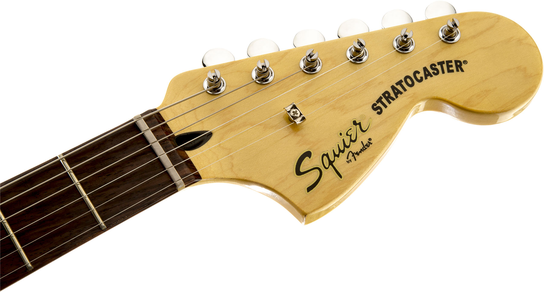 Squier Strat Vintage Modified Hss Lau - Black - Elektrische gitaar in Str-vorm - Variation 1
