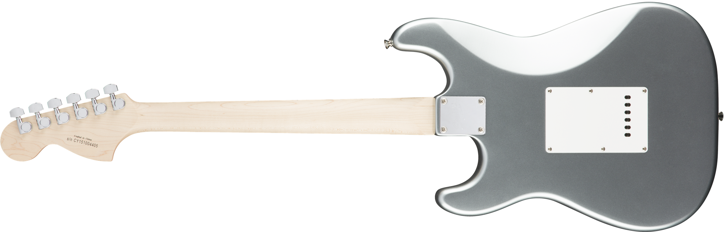 Squier Strat Affinity Series 3s Lau - Slick Silver - Elektrische gitaar in Str-vorm - Variation 1