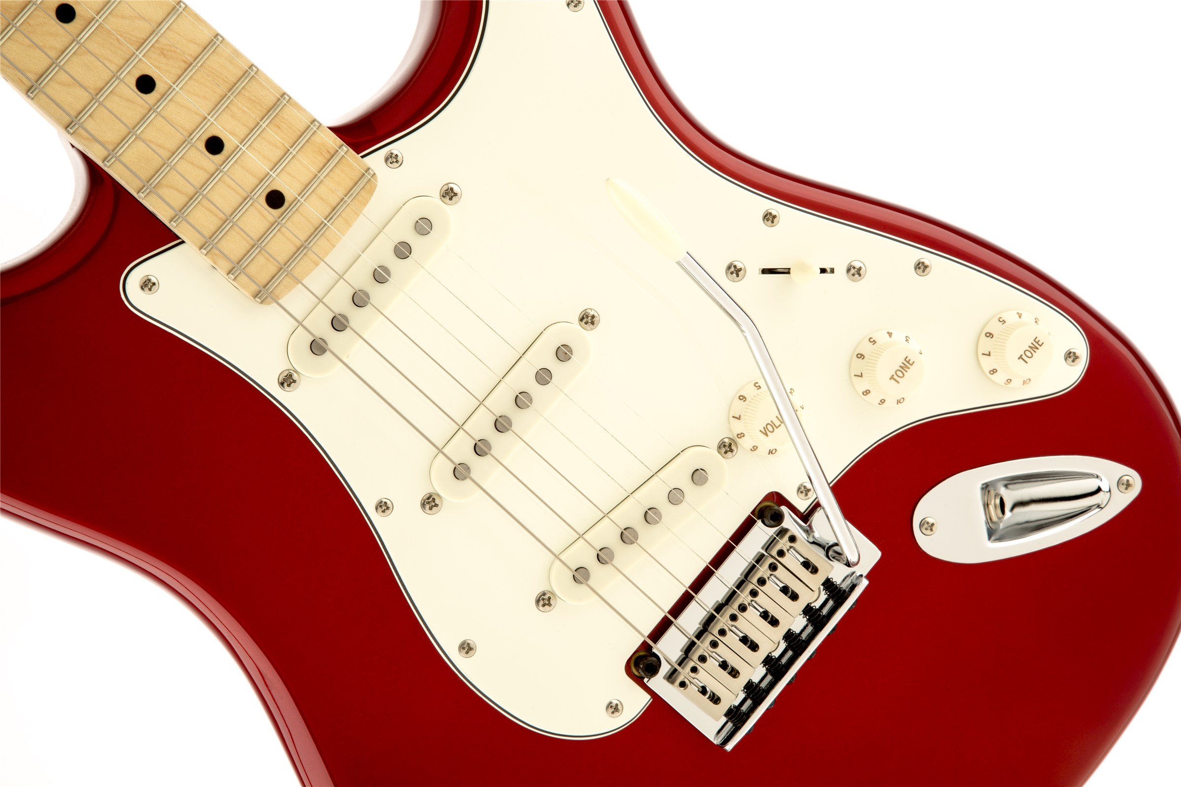 Squier Strat Standard Mn - Candy Apple Red - Elektrische gitaar in Str-vorm - Variation 2