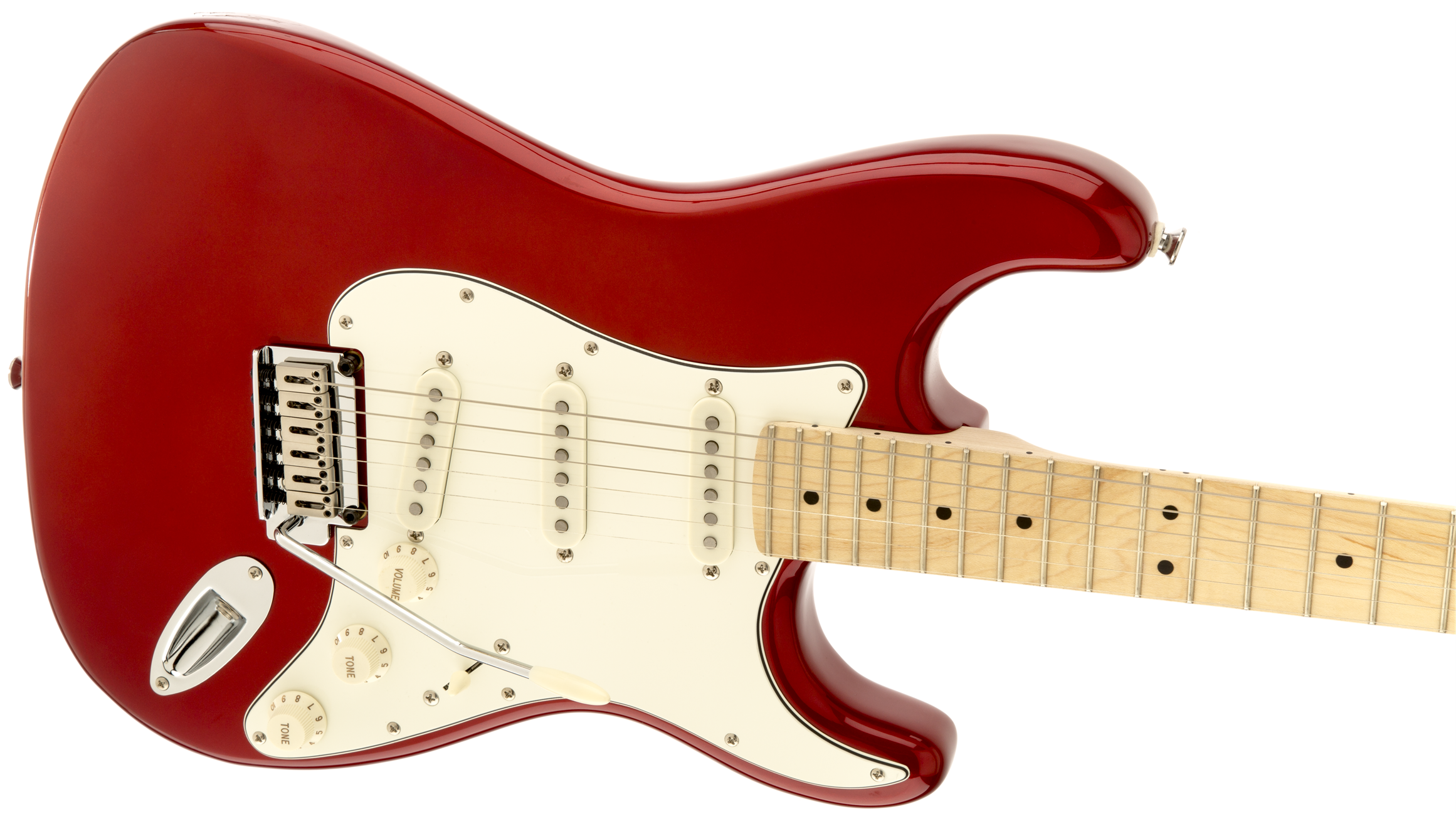 Squier Strat Standard Mn - Candy Apple Red - Elektrische gitaar in Str-vorm - Variation 3