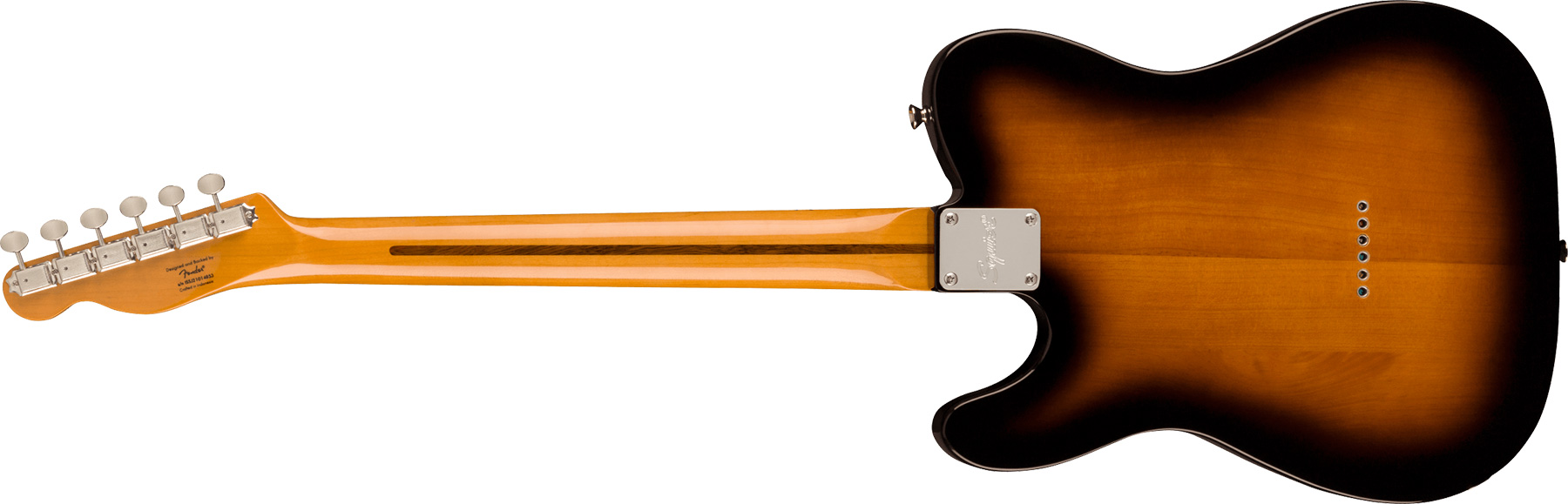 Squier Tele '50s Parchment Pickguard Classic Vibe Fsr 2s Ht Mn - 2-color Sunburst - Televorm elektrische gitaar - Variation 1