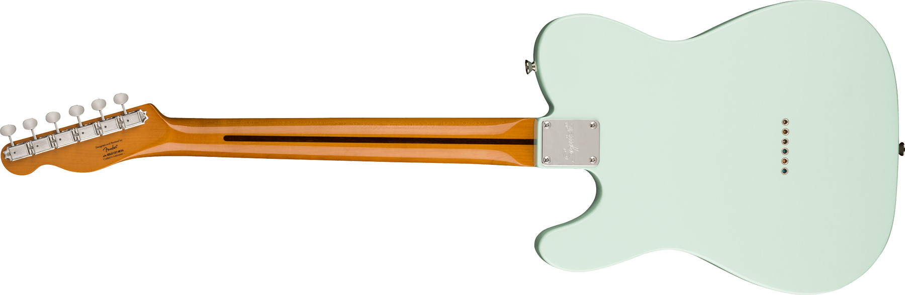 Squier Tele '50s Parchment Pickguard Classic Vibe Fsr 2s Ht Mn - Sonic Blue - Televorm elektrische gitaar - Variation 1