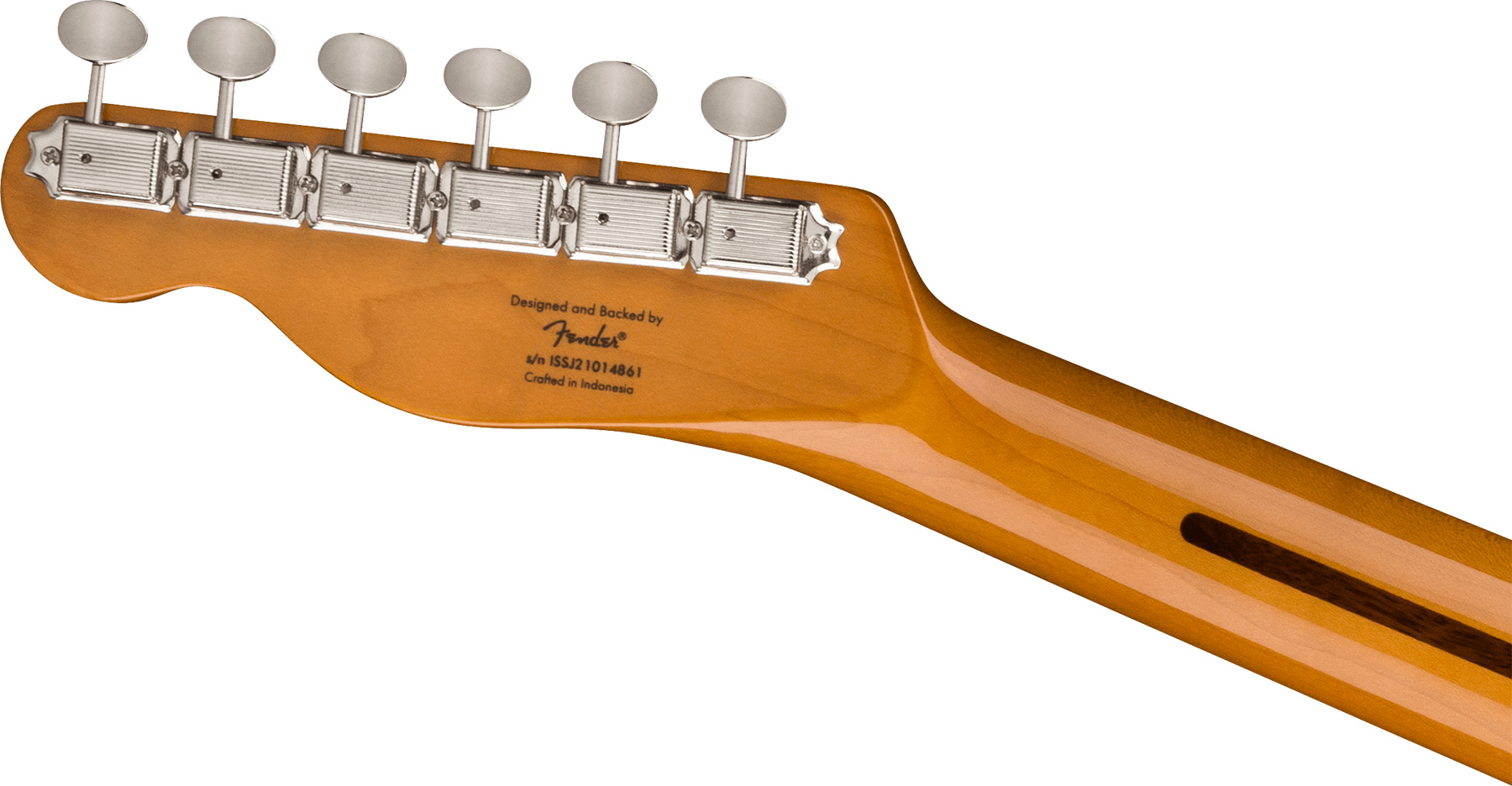 Squier Tele '60s Thinline Gold Anodized Pickguard Classic Vibe Fsr 2s Ht Mn - Sonic Blue - Televorm elektrische gitaar - Variation 3