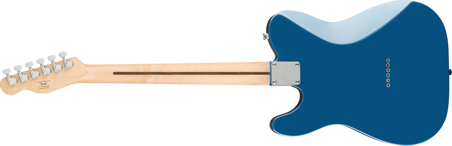 Squier Tele Affinity 2021 2s Lau - Lake Placid Blue - Semi hollow elektriche gitaar - Variation 1
