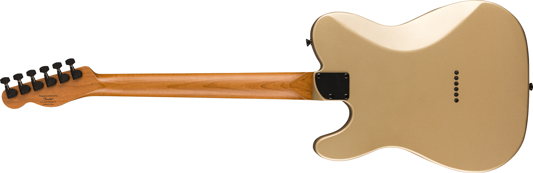 Squier Tele Contemporary Rh Hh Ht Mn - Shoreline Gold - Televorm elektrische gitaar - Variation 1