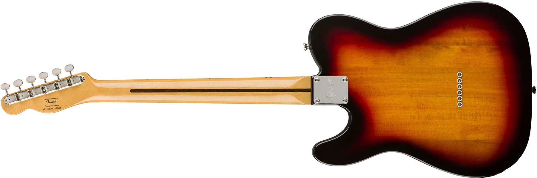 Squier Tele Custom  Classic Vibe 70s 2019 Sh Mn - 3-color Sunburst - Televorm elektrische gitaar - Variation 1