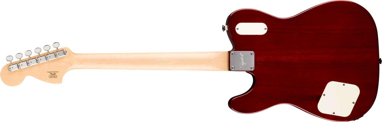 Squier Tele Deluxe Troublemaker Bigsby Paranormal 2h Trem Lau - Honey Sunburst - Televorm elektrische gitaar - Variation 1
