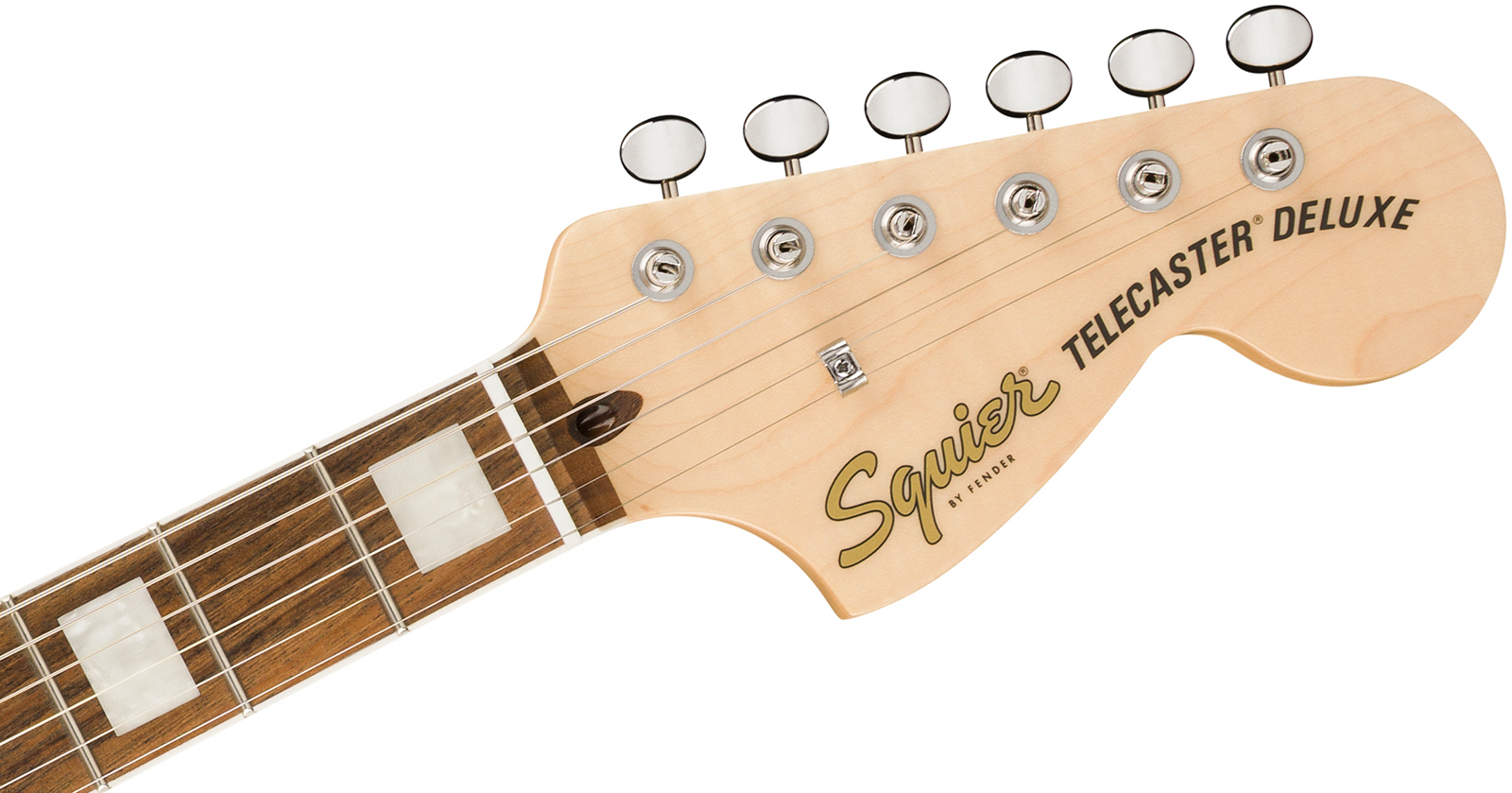 Squier Tele Deluxe Troublemaker Bigsby Paranormal 2h Trem Lau - Honey Sunburst - Televorm elektrische gitaar - Variation 3