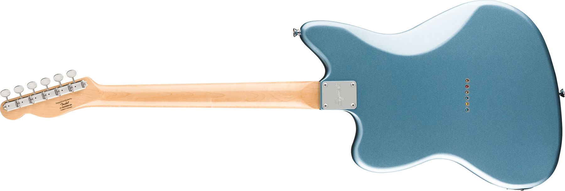 Squier Tele Sj Offset Paranormal 2s Ht Lau - Ice Blue Metallic - Retro-rock elektrische gitaar - Variation 1