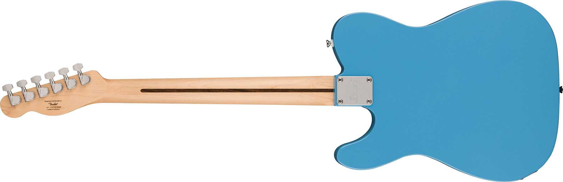 Squier Tele Sonic 2s Ht Lau - California Blue - Televorm elektrische gitaar - Variation 1