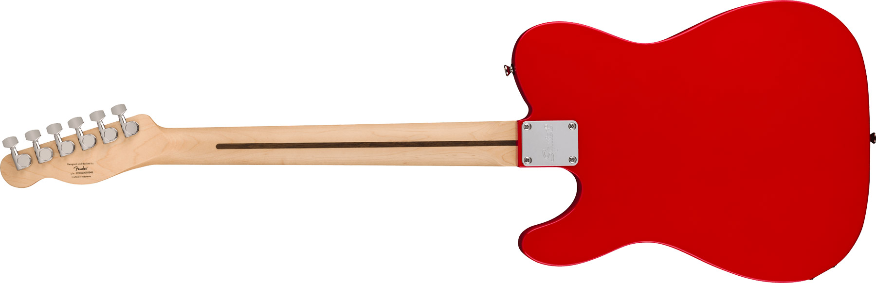 Squier Tele Sonic 2s Ht Lau - Torino Red - Televorm elektrische gitaar - Variation 1