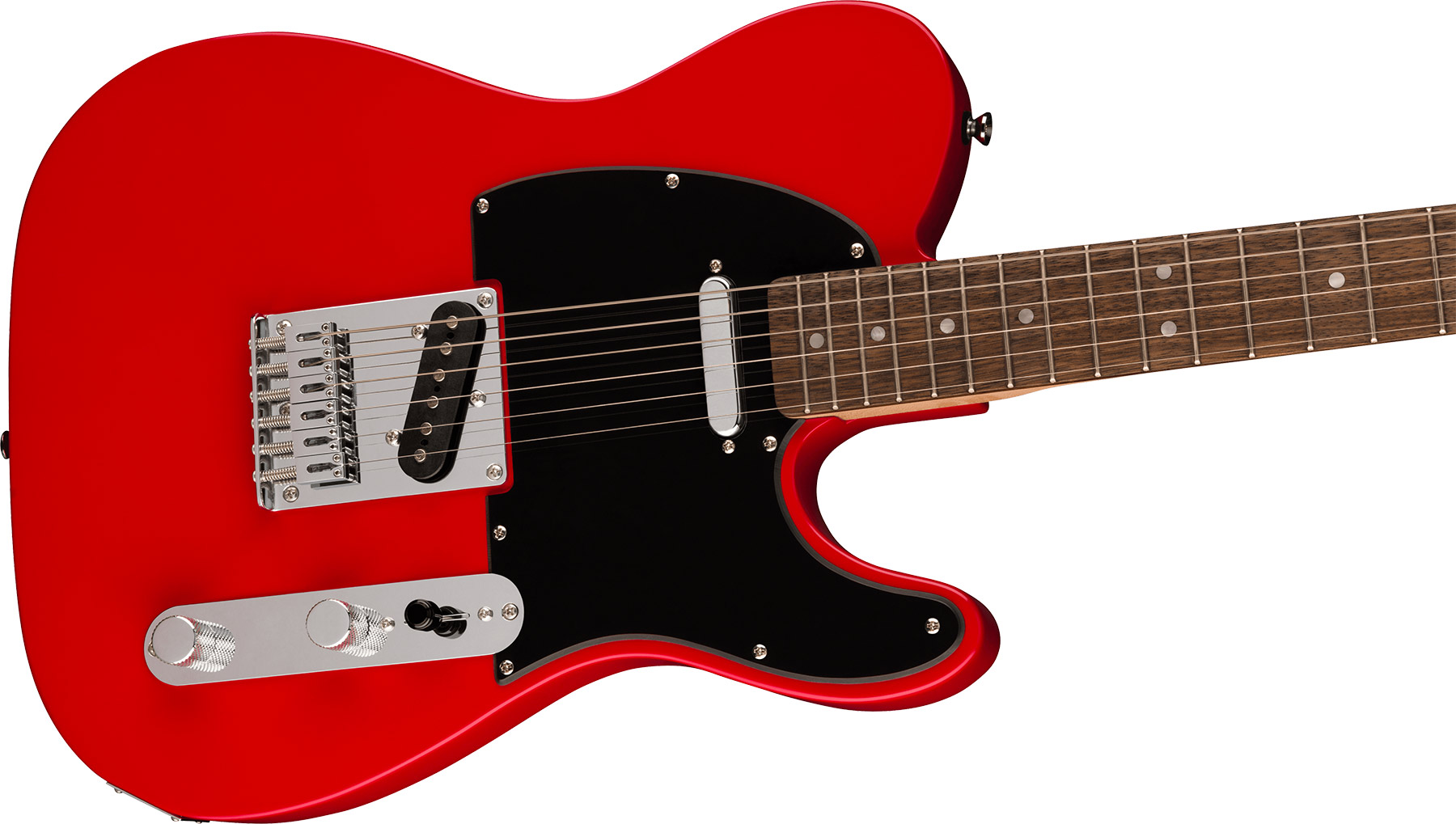 Squier Tele Sonic 2s Ht Lau - Torino Red - Televorm elektrische gitaar - Variation 2