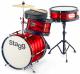 Batterie Junior 3/12B + Hardware - 3 trommels - rouge