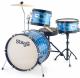 Batterie Junior 3/16B + Hardware - 3 trommels - bleu