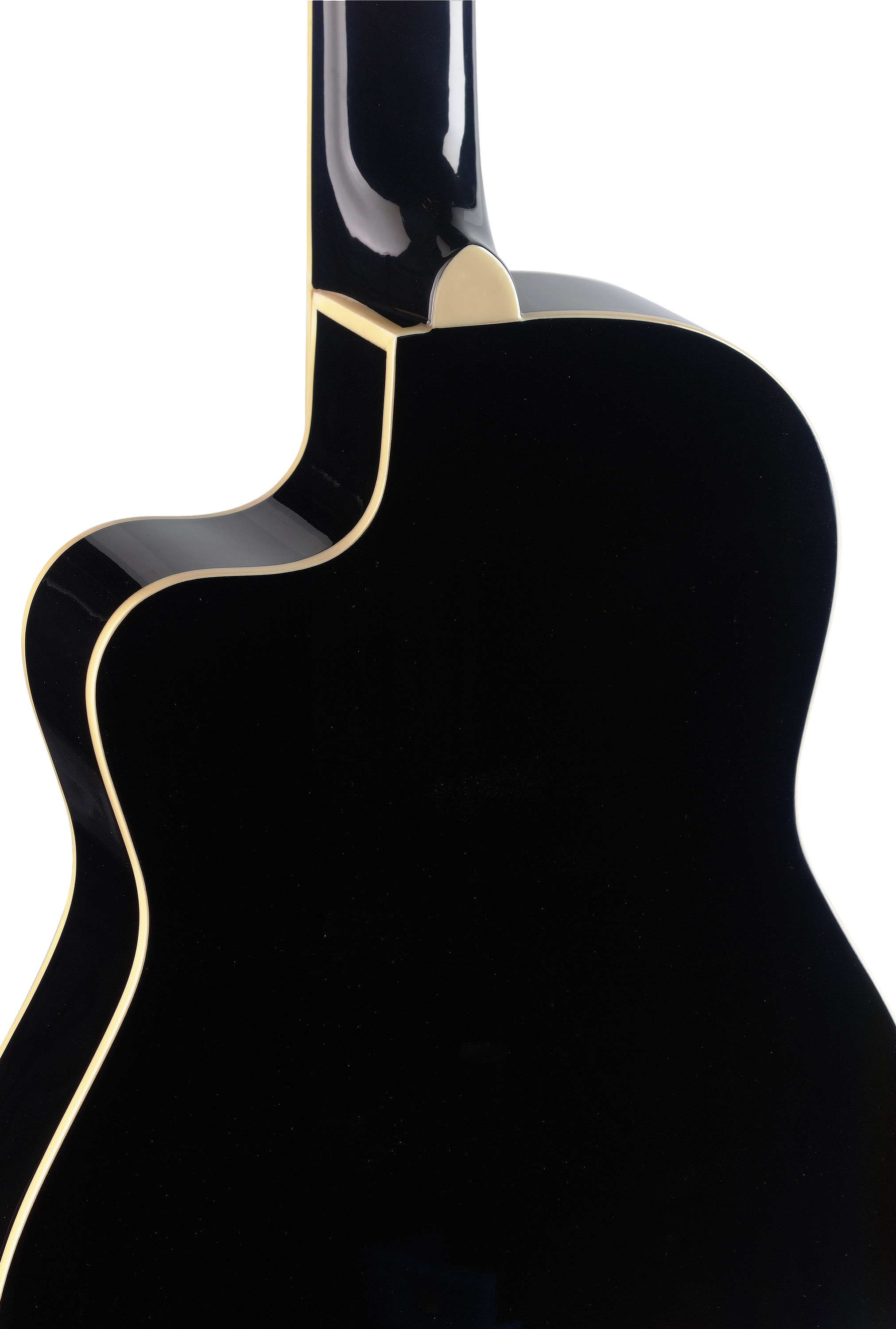 Stagg C546tce Bk Cw Epicea Catalpa - Black - Klassieke gitaar 4/4 - Variation 1
