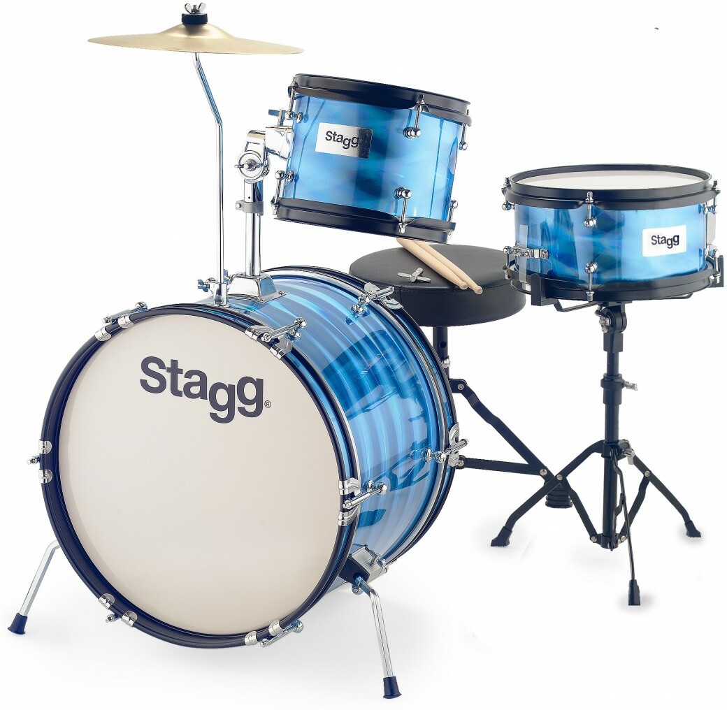 Stagg Batterie Junior 3/16b - 3 FÛts - Bleu - Junior drumstel - Main picture