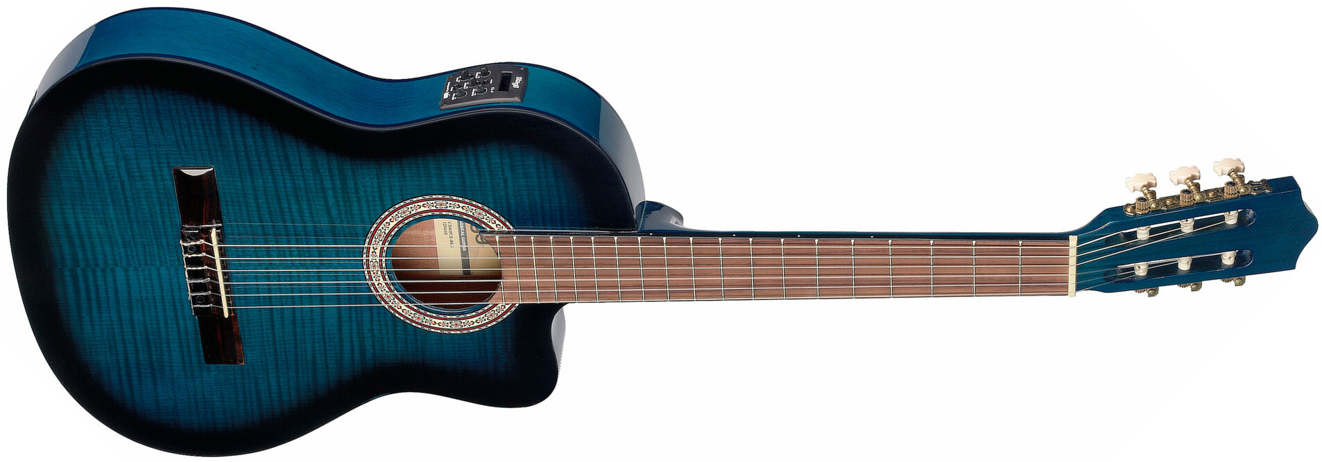 Stagg C546tce Bls Cw Epicea Catalpa - Blueburst - Klassieke gitaar 4/4 - Main picture