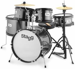 Junior drumstel Stagg TIM JR 5/16 BK Junior - Black