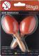 EGG-MA S/OR Paire De Maracas Oeufs En Plastique Orange