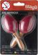 EGG-MA S/RD Paire De Maracas Oeufs En Plastique Rouge