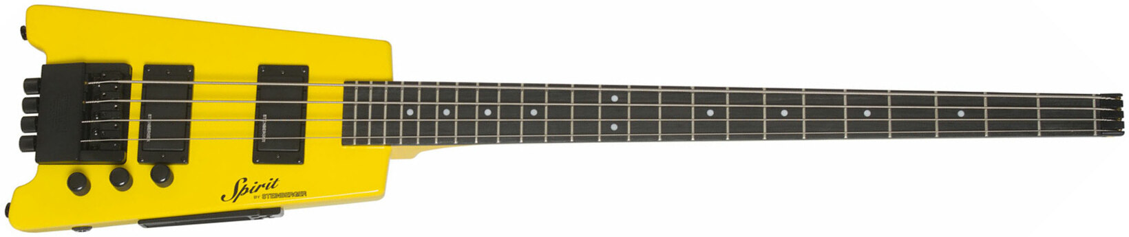 Steinberger Xt-2 Standard Bass Rw +housse - Hot Rod Yellow - Elektrische reisbas - Main picture