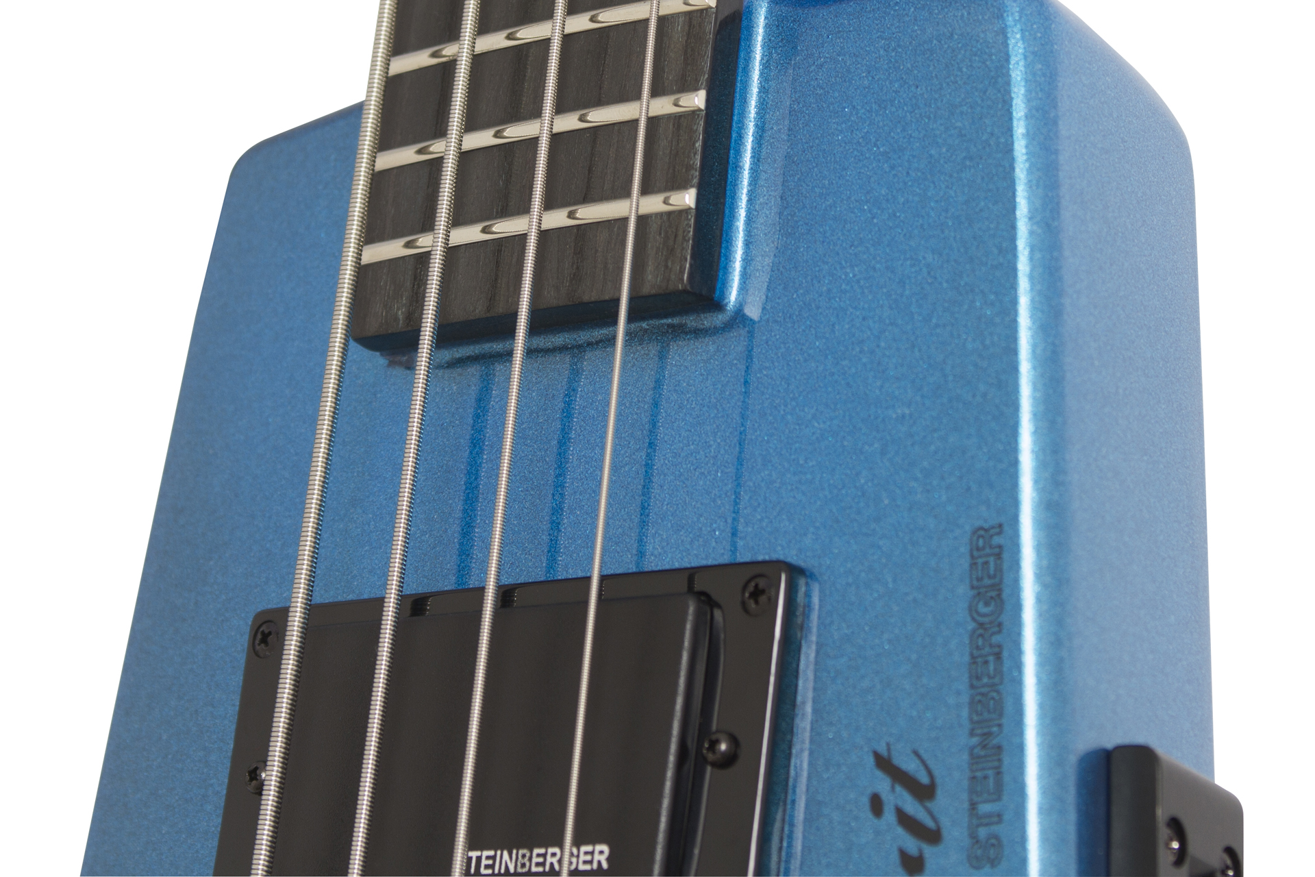 Steinberger Xt-2 Standard Bass Rw +housse - Frost Blue - Elektrische reisbas - Variation 1