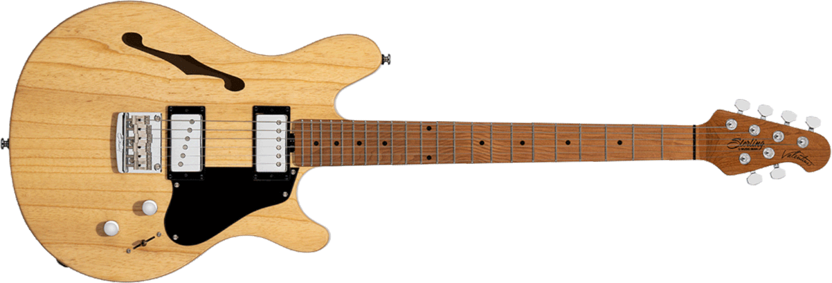 Sterling By Musicman James Valentine Jv60c Hs Ht Mn - Natural - Kenmerkende elektrische gitaar - Main picture