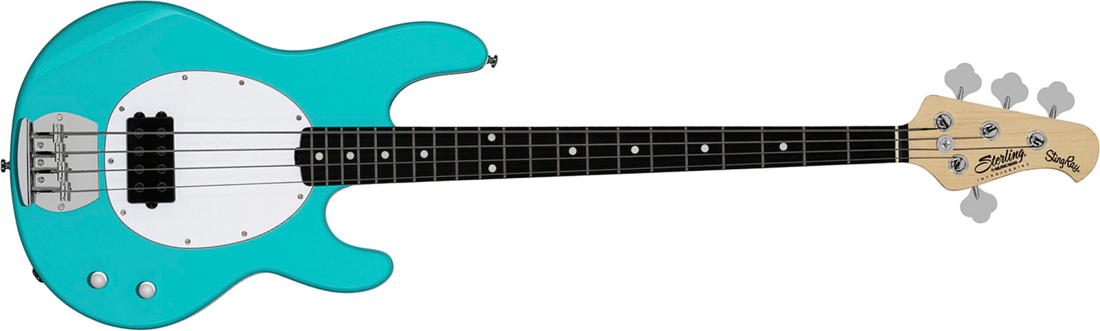 Sterling By Musicman Stingray Ray2 Intro 1h Ama - Electric Blue - Solid body elektrische bas - Main picture