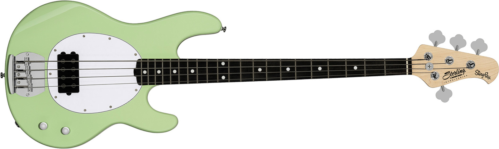 Sterling By Musicman Stingray Ray2 Intro 1h Ama - Misty Green - Solid body elektrische bas - Main picture