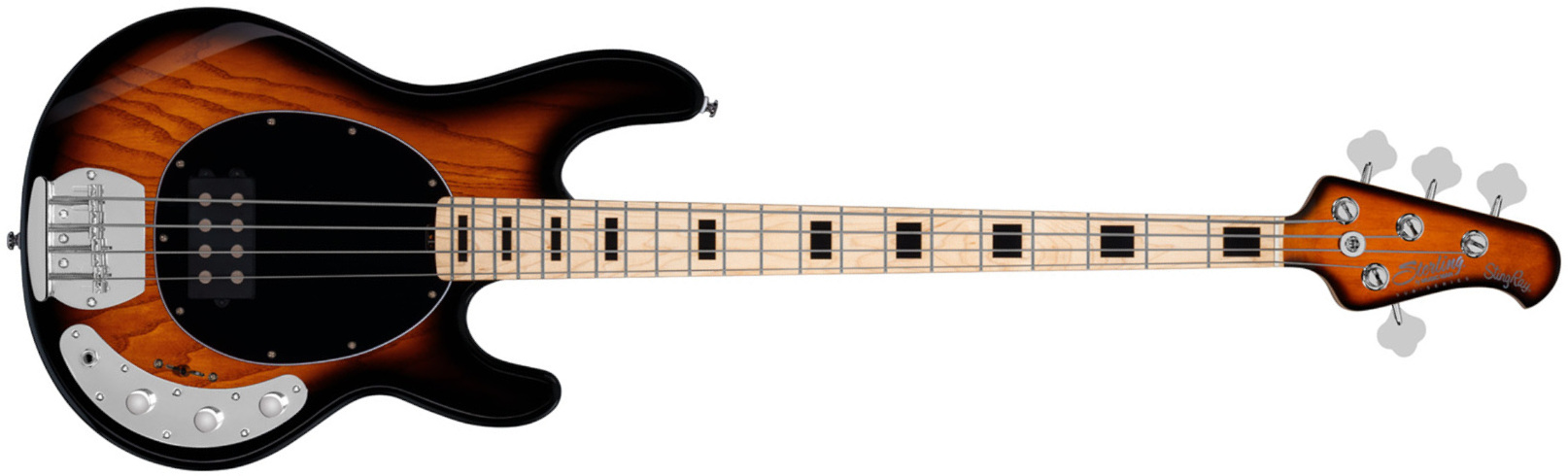 Sterling By Musicman Stingray4 Sub Series 1h Mn - Vintage Sunburst - Solid body elektrische bas - Main picture