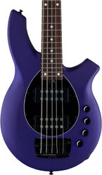 Solid body elektrische bas Sterling by musicman Bongo 5-String - Firemist purple satin