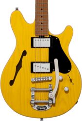 Kenmerkende elektrische gitaar Sterling by musicman James Valentine JV60CB Bigsby - Butterscotch