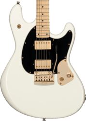 Elektrische gitaar in str-vorm Sterling by musicman Jared Dines Stingray - Olympic white