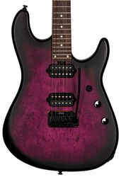 Elektrische gitaar in str-vorm Sterling by musicman Jason Richardson6 Cutlass - Cosmic purple burst satin