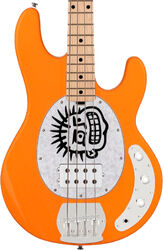 Solid body elektrische bas Sterling by musicman Mike Herrera - Orange Creamsicle MxPx Pokinatcha