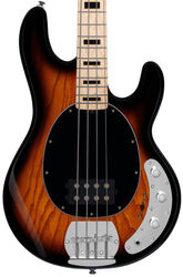 Solid body elektrische bas Sterling by musicman StingRay 4 Sub Series - Vintage sunburst