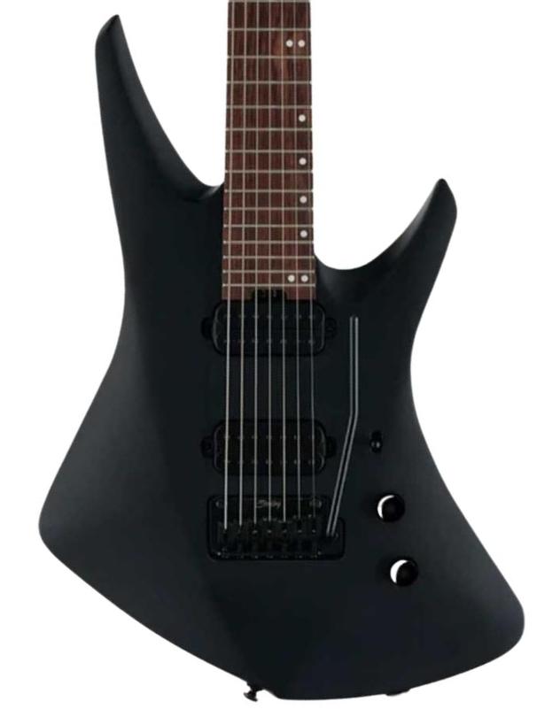 Kenmerkende elektrische gitaar Sterling by musicman Tosin Abasi Kaizen 7-String - Stealth Black