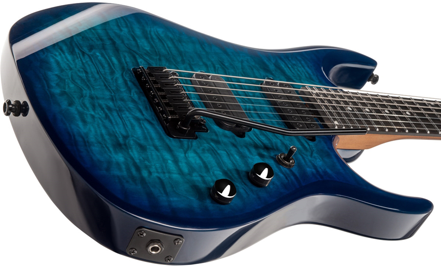 Sterling By Musicman John Petrucci Jp157dqm Dimarzio Signature 7c 2h Trem Eb - Cerulean Paradise - 7-snarige elektrische gitaar - Variation 2