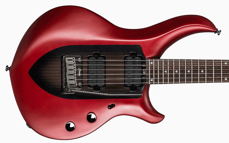 Sterling By Musicman John Petrucci Majesty Maj100 Signature Hh Trem Rw - Ice Crimson Red - Kenmerkende elektrische gitaar - Variation 1