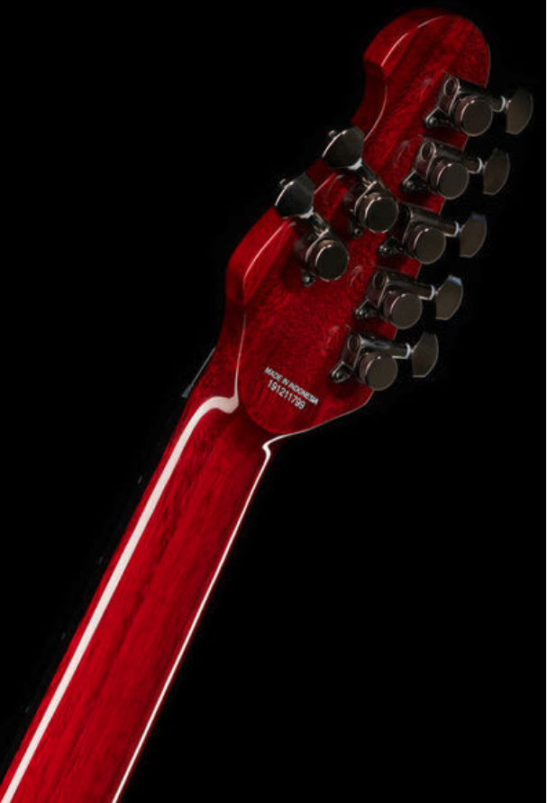 Sterling By Musicman John Petrucci Majesty Maj200xfm Signature 2h Dimarzio Trem Eb - Royal Red - Metalen elektrische gitaar - Variation 3