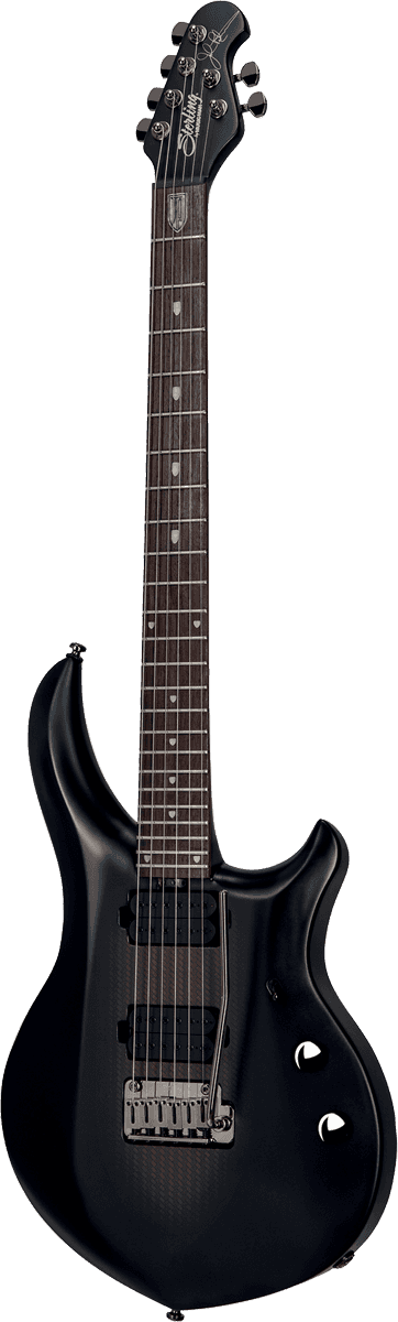 Sterling By Musicman John Petrucci Majesty Maj100 Signature Hh Trem Rw - Stealth Black - Elektrische gitaar in Str-vorm - Variation 2
